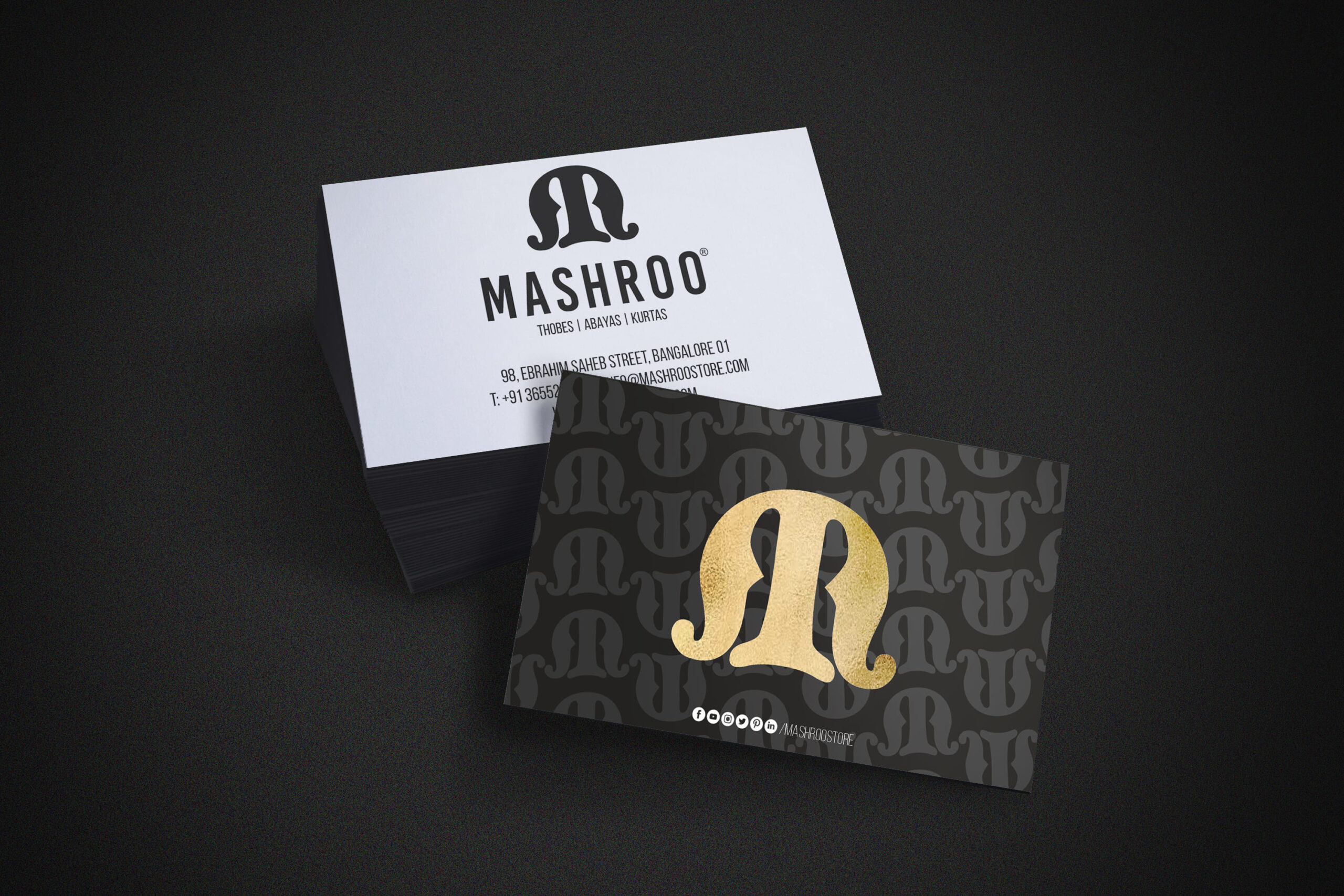 visiting card mockup